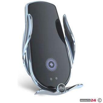 Поставка за телефон с Wireless Charger - Сива