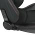 Спортни седалки за МПС - 1053 Черна с червен конец