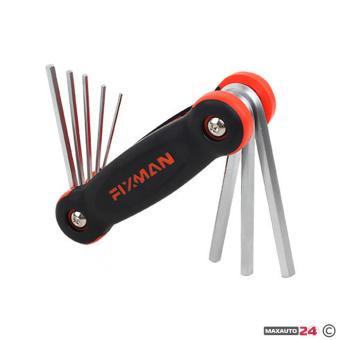 Шестограми Fixman 8 броя в комплект - D2202