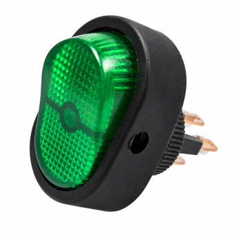 Копче електрическо W1019/PA091 - 12/24V - ЗЕЛЕНО