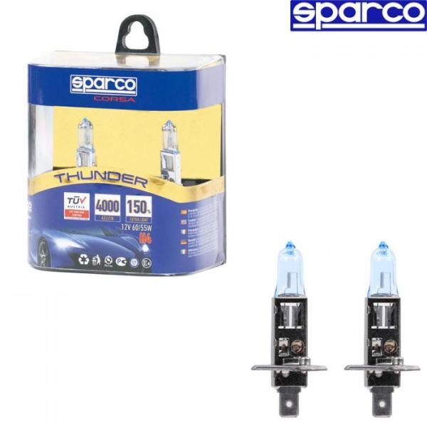 Крушки Sparco H1 12V 55W - 1201 THUNDER 2бр/к-т 2бр/к-т