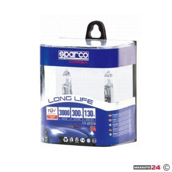 Крушки Sparco Н4 12V 55W 3000К SPCB1003 2 БР/К-Т