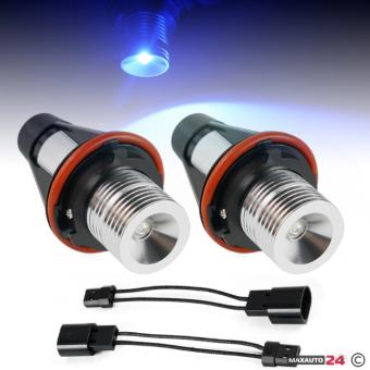 Диод за ангелско око 5W Сини - E39,E53,E60,E61,E64 2бр/к-т