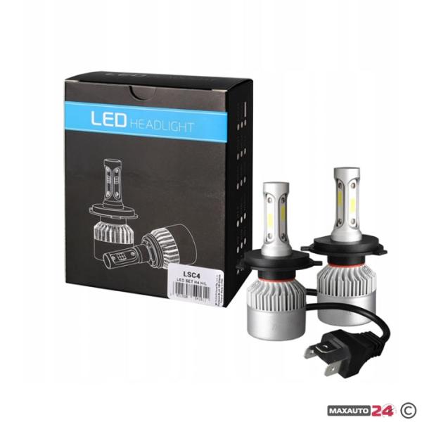Диодни Крушки M-TECH H4 80W 6500K