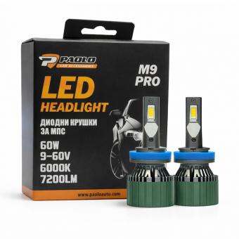 Диодни крушки M9 PRO H8 9-60W 2БР/К-Т