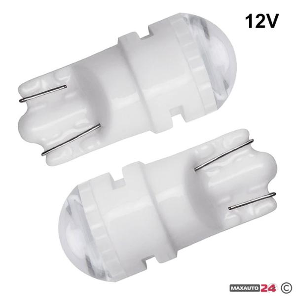 Диодни крушки - Т10 WEDGE-10 - 12V/24V - 2бр/к-т