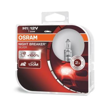 Халогенни крушки Osram Night Breaker Silver H1 2бр/к-т