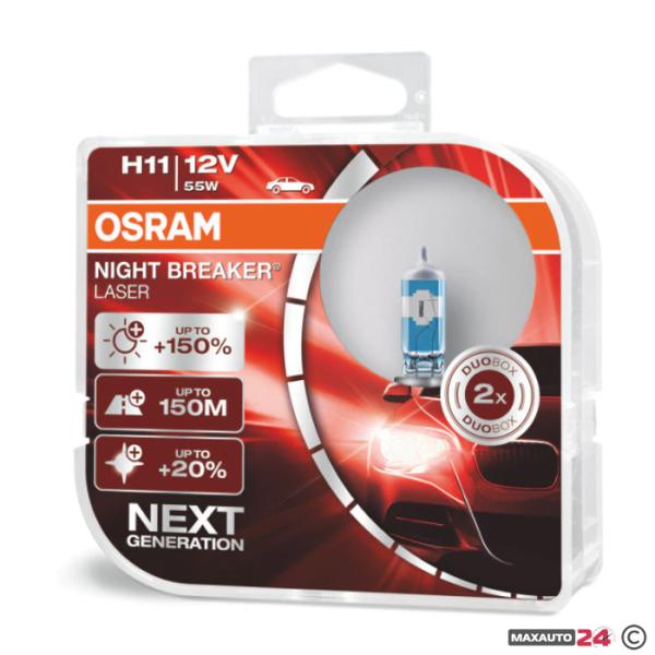 Халогенни крушки Osram Night Breaker Laser H11 2бр/к-т