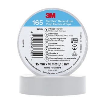 Изолирбанд 3M Темфлекс 165 15мм*10м Бял