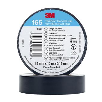 Изолирбанд 3M Темфлекс 165 15мм*10м Черен