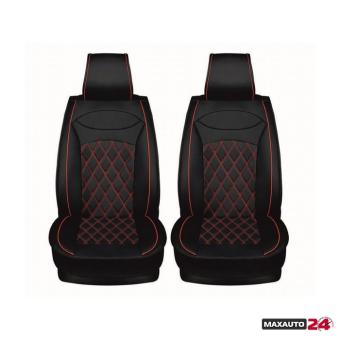 Калъф за седалка 1158 - 2 части Черно/Червено