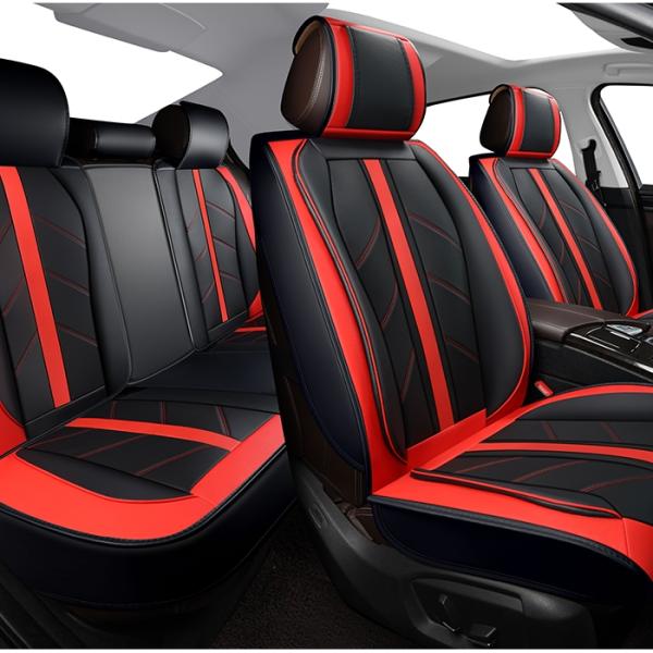 Тапицерия за МПС 1171 - 5 БР/К-Т Червено / Черно