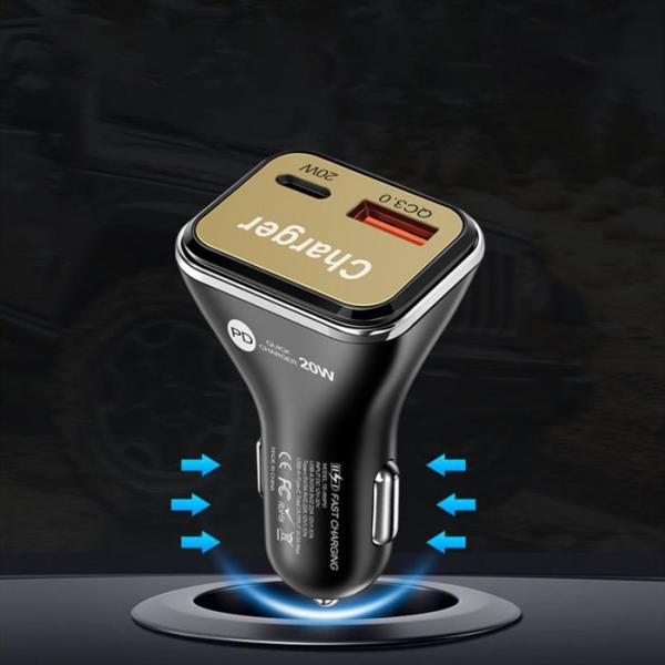 Адаптер за запалка с 2 USB порта 20W - 2458