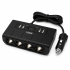 Разклонител за запалка с 4 гнезда, usb + type C 1657