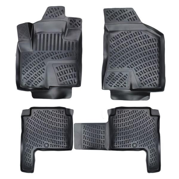 Гумени стелки RizLine съвместими с Hyundai Santa Fe 2006-2012
