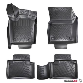 Гумени стелки RizLine съвместими с Jeep Grand Cheeroke WK2 2011-2021