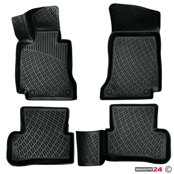 Гумени стелки RizLine съвместими с Mercedes C-class / w205 2014-