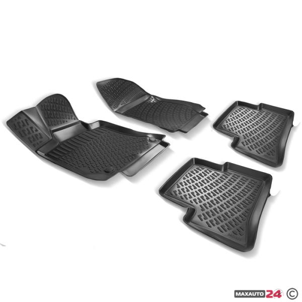 Гумени стелки RizLine съвместими с Mercedes S-class / w222 2014-2020 - дълга база