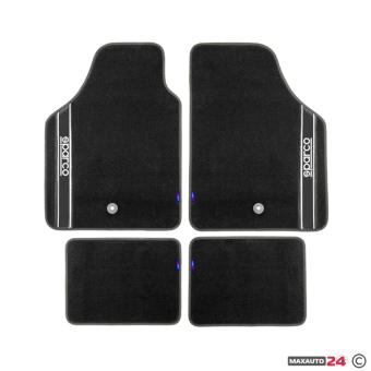 Универсални мокетни стелки Sparco - 03763BNR с черно