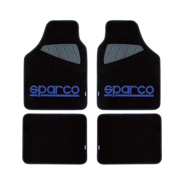Стелки мокет SPC1901A Sparco Черни-Сини 4БР/К-Т