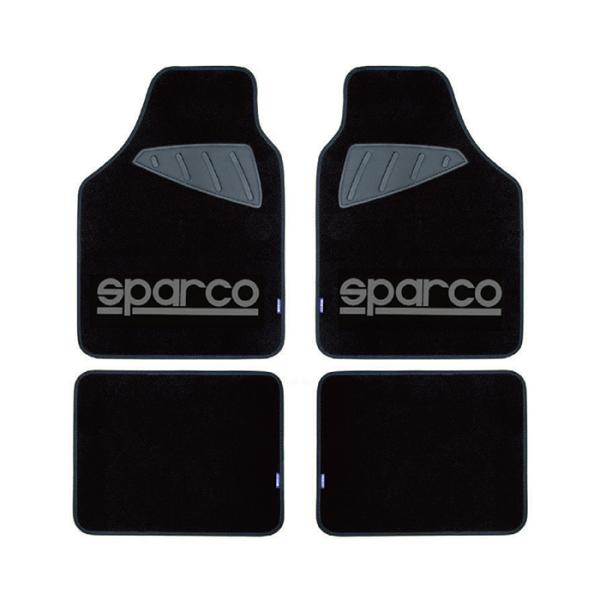 Стелки мокет SPC1902A Sparco Черни-Сиви 4БР/К-Т