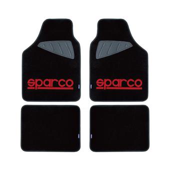 Стелки мокет SPC1903A Sparco Черни-Червени 4БР/К-Т
