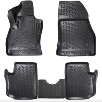 Гумени стелки RizLine съвместими с Fiat 500 L Pool Mat (2012-2017)