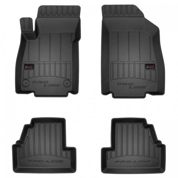 Гумени стелки Frogum Proline 3D съвместими с OPEL MOKKA X (2012+) / CHEVROLET TRAX (2013-2019) 4 ЧАСТИ