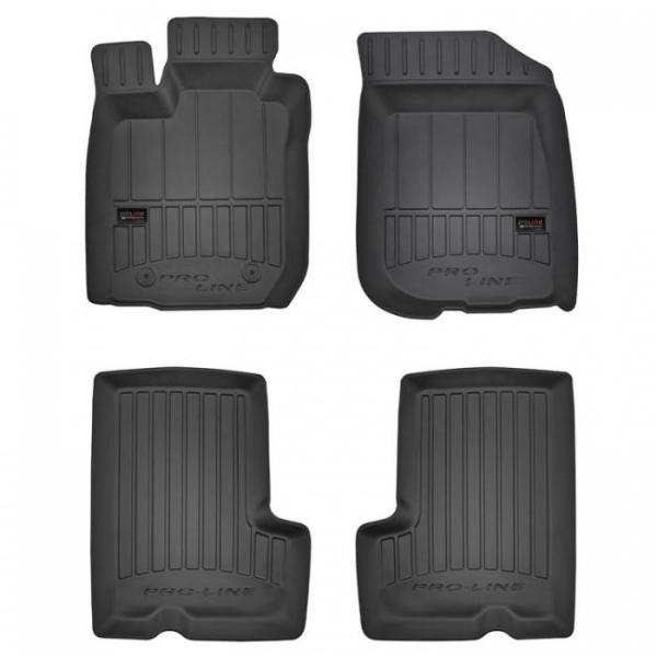 Гумени стелки Frogum Proline 3D съвместими с DACIA DUSTER 1 (2010-2018) 4 ЧАСТИ