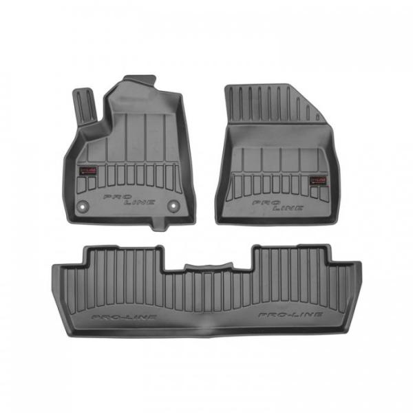 Гумени стелки Frogum Proline 3D съвместими с PEUGEOT 5008 I (2009-2017) 3 ЧАСТИ