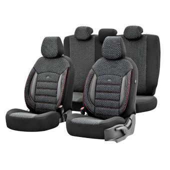 Тапицерия за седалки Otom Sport Plus PLS102 (черно/червено)