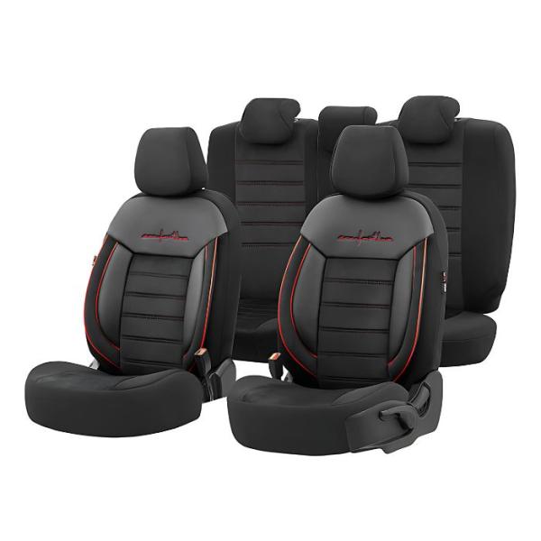 Тапицерия за кола Otom Comfortline CMF218 (Черно/Червено)