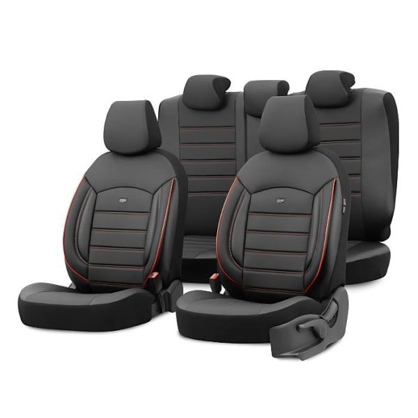 Тапицерия за седалки Otom Premium PRM115 (Черно/Червено)