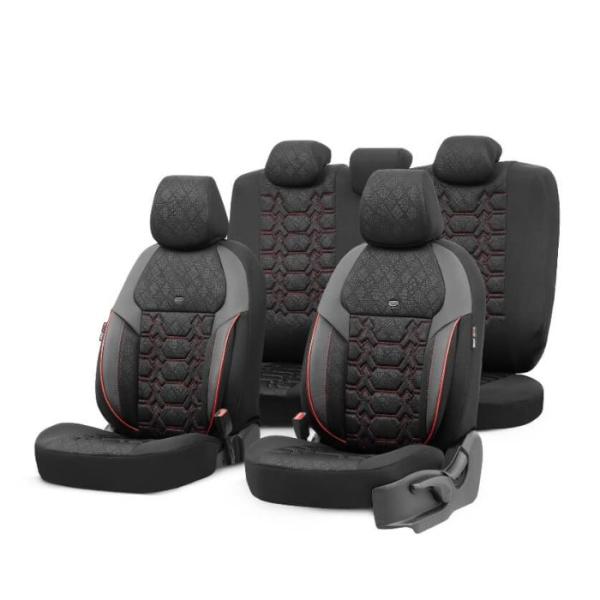 Тапицерия за кола Otom Pulse PLS2902 (Черно/Червен Кант) Тапицерия за кола Otom Pulse PLS2902 (Черно/Червен Кант)