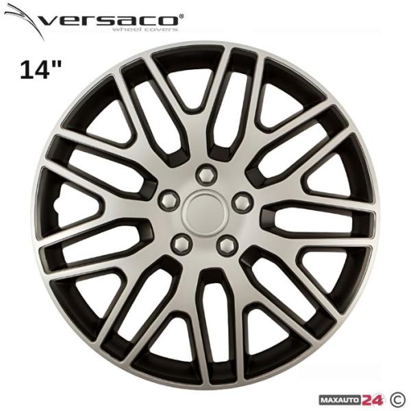 Тасове за джанти 14'' Versaco Dakar Silver/Black