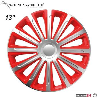 Тасове за джанти 13'' Versaco Trend Silver / Red