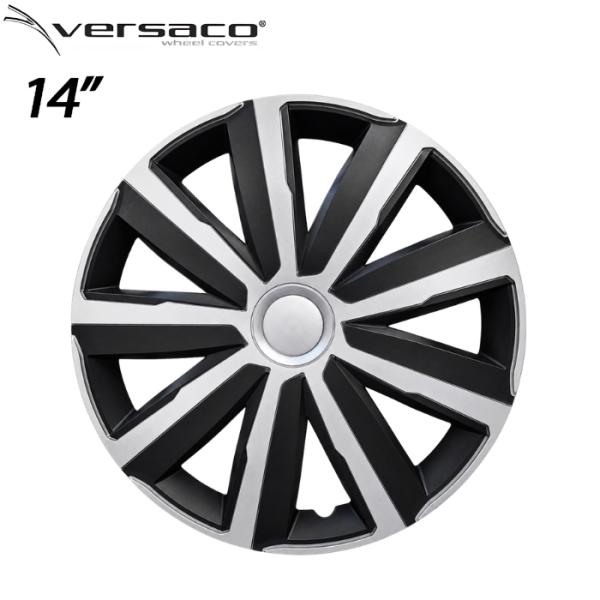 Тасове за джанти 14'' Versaco Drift Silver/Black