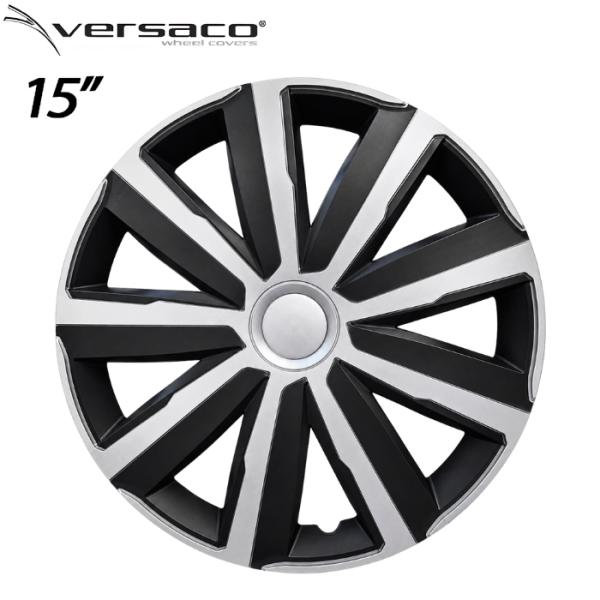 Тасове за джанти 15'' Versaco Drift Silver/Black