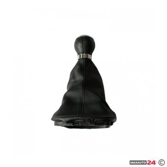 Топка за скоростен лост с маншон съвместима с Passat B6 3C (05-10) с 5 скорости - Black