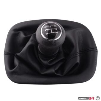 Топка за скоростен лост с маншон съвместима с Passat B5 (97-05) с 5 скорости - Black