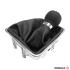 Топка за скоростен лост с маншон съвместима с VW / Seat с 6 скорости - черен конец