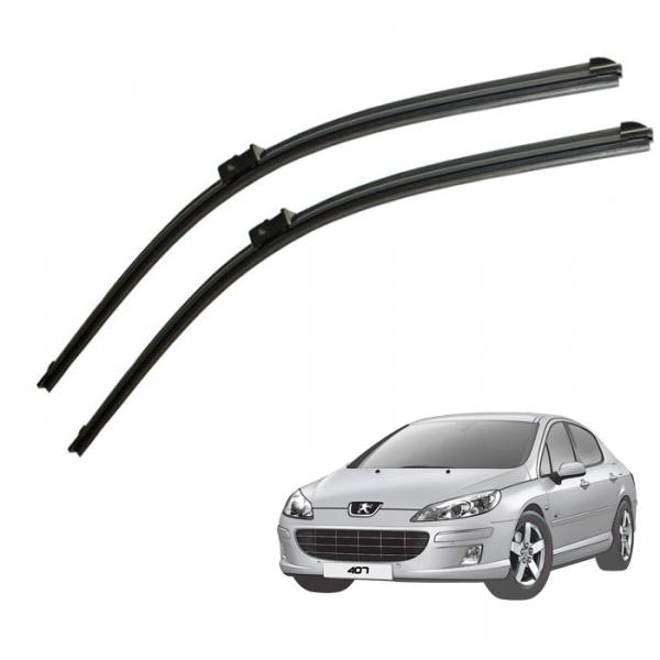 Предни чистачки съвместими с Peugeot 407 - (2004+) 2бр/к-т