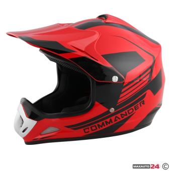 Детска кросова каска 818-XS (червено)