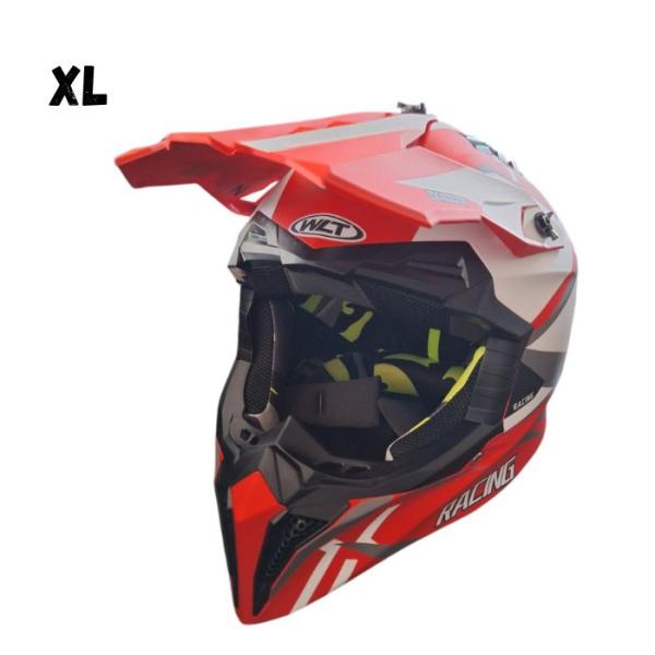 Кросова Каска 127 - XL - Red/ White