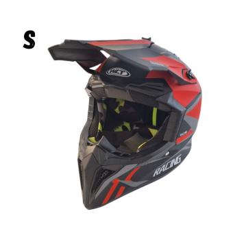 Кросова Каска 127 - S - Matt Black/Red