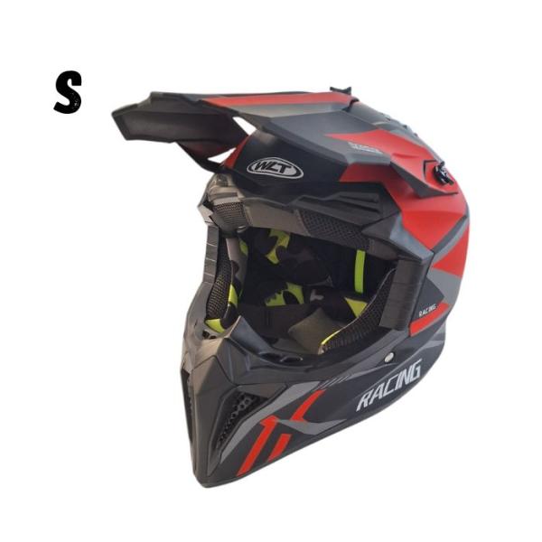 Кросова Каска 127 - S - Matt Black/Red