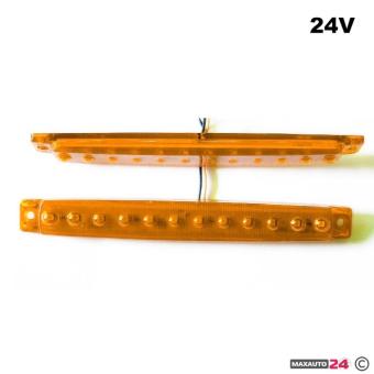 Габарит 0050 с 12 LED диода - 24V Оранжев