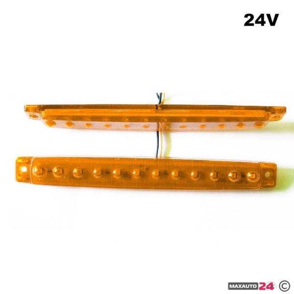 Габарит 0050 с 12 LED диода - 24V Оранжев